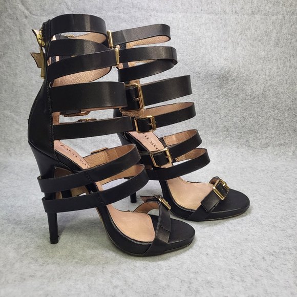 ZIGI girl Shoes Zigi Ny Iconic Black New 5 High Strappy Heels